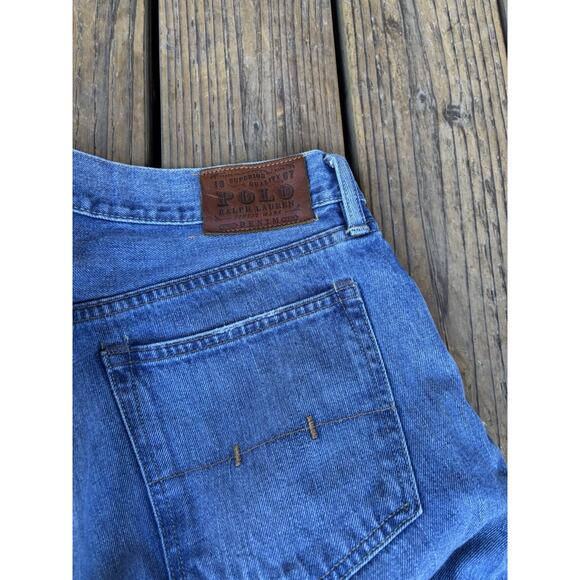 Polo Ralph Lauren Classic Fit 867 Jeans Men’s 34x30 Blue Denim Selvedge - Picture 16 of 16